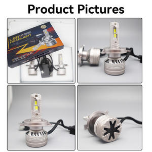 Nuevo Modelo X10 12v-24v Canbus Ready, Tubos Dobles de Cobre, Luces LED H4 para Niebla y Conducción, 200W 20000LM 6000K, Ajuste Universal, 2 Años de Garantía - Product Image 2