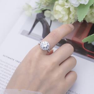 แหวนเพชรเมสซี่ 18K ทองคำขาว 2.54 กะรัต ทรงกลม เพชรเลี้ยงในห้องปฏิบัติการ สำหรับผู้หญิง - Product Image 5