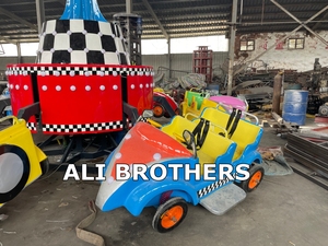 Voitures de danse folles de voiture de saut d'enfants de 16 places d'intérieur de mini modèle de fibre de verre de parc d'attractions - Product Image 4