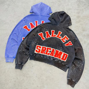 Мужская толстовка на молнии с вышитым принтом - Product Image 2