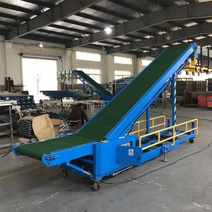 Karton çift bantlı konveyör özel teleskopik elektrikli kemer konveyör 50kg çanta kamyon konveyör yükleme makinesi - Product Image 4