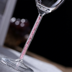 Copas de champán de titanio sin plomo de 8 oz con cristales brillantes, de tallo largo, para brindis, fiestas, bodas, cumpleaños, regalo - Product Image 4