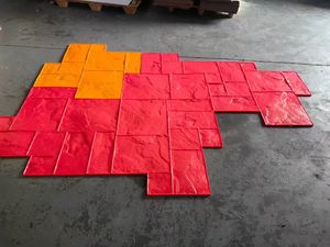 Tapis de marquage en béton PU à haute résistance pour la création de motifs de pavage extérieur - Product Image 4