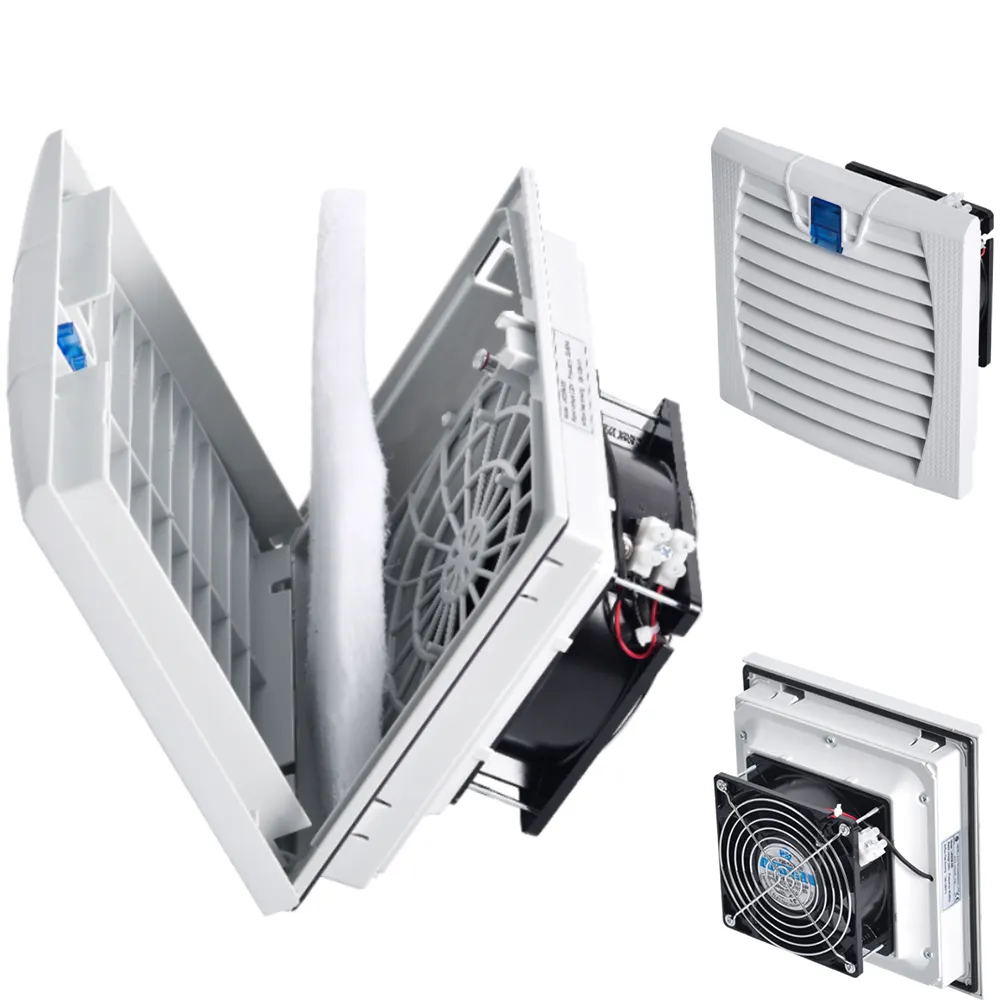 wide cut out easy open 3239 ip54 clip size HAVC electrical cabinet fan filter
