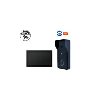 Hiwink Tuya Smart <span class=keywords><strong>IP</strong></span> Video Door Phone System con 7 "Monitor táctil 2K Cámara exterior Timbre POE Funciona con <span class=keywords><strong>Alexa</strong></span> y Google Home - Product Image 1