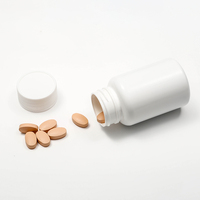 Flacon à pilules durable de 100 ml en PE blanc de qualité alimentaire avec couvercle facile à ouvrir pour les vitamines, les pilules et les médicaments