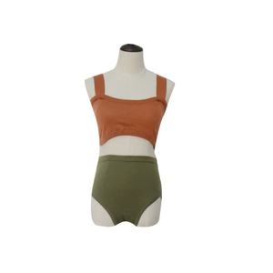 Ensemble de bikini personnalisé fait main à col en V pour femme, maillot de bain fitness brodé à franges, maillot de bain deux pièces orné de strass pour la plage - Product Image 5