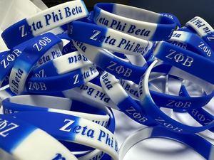 Bracelet en silicone Zeta Phi <span class=keywords><strong>Beta</strong></span> 1920 de la Greek Store Zeta Phi <span class=keywords><strong>Beta</strong></span> - Product Image 2