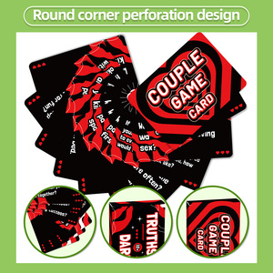 NOUVEAU Jeu de cartes à gratter <span class=keywords><strong>Vérité</strong></span> <span class=keywords><strong>ou</strong></span> Défi pour couples, 50 cartes en boîte, pour célébrations d'anniversaire - Product Image 4