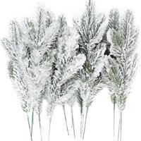 Aiguilles de pin miniatures de haute qualité, feuilles artificielles en plastique, écologiques, durables, fournitures de jardin, automne, personnalisées, en pot