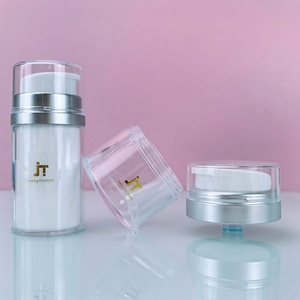 Frascos de Plástico Vacíos con Bomba de Aire de 0.5 oz, Envases Cosméticos Blancos con Bomba de Presión, Recargables, para Viaje, para Lociones, Sueros para el Cuidado de la Piel - Product Image 5