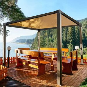 Kit de supports de pergola 4'' x 4'' 90 °   Support d'angle et base de poteau en acier robuste pour pergola, idéal pour patio et terrasse - Product Image 6