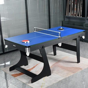 Bàn bi-a đa năng giá rẻ 6ft tích hợp bóng bàn 183cm, bàn chơi bi-a đứng, trò chơi bi-a với bàn bóng bàn TP-1806P - Product Image 3