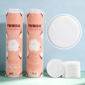 Discos de Algodón Faciales Desechables Biodegradables Ecológicos, Fabricación OEM con Logotipo Personalizado para Desmaquillante, Discos Faciales al por Mayor - Product Image 1