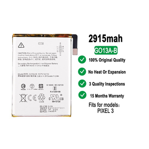 Buon prezzo di vendita calda per Google Pixel 2 3 4 XL 1 3 4 5 6 7 4A 6A 7A 4G 6 7 9 Pro originale telefono cellulare batteria al litio CE ROHS - Product Image 2