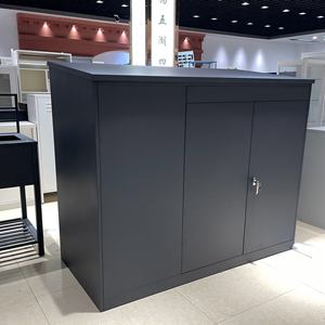 Abri <span class=keywords><strong>de</strong></span> rangement pour vélos en acier galvanisé, abri <span class=keywords><strong>de</strong></span> jardin pour vélos, casier à vélos hautement sécurisé, boîte à vélos résistante aux intempéries avec <span class=keywords><strong>toit</strong></span> incliné - Product Image 6