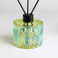 Bouteille vide en verre de diffuseur d'arôme de parfum d'intérieur de luxe personnalisée de 200ml en gros