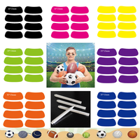Autocollants personnalisables pour le visage et les yeux sur le thème du sport (football, baseball, softball)