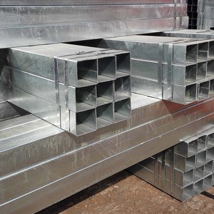 Tuyau en <span class=keywords><strong>acier</strong></span> carré non allié galvanisé à chaud soudé ERW 40x40 75x75mm Grade Q195-Q345 Norme GB/ASTM Jinnuo Steel Tianjin - Product Image 4