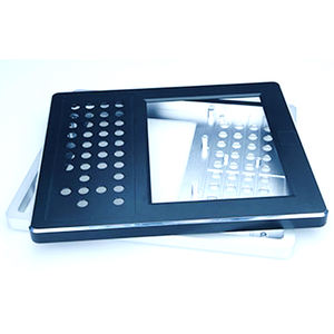 Grand interrupteur de clavier à membrane de fenêtre <span class=keywords><strong>transparente</strong></span> avec <span class=keywords><strong>lunette</strong></span> en aluminium anodisé dur - Product Image 1