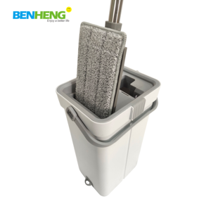 <span class=keywords><strong>Russe</strong></span> nouvelle haute qualité 360 degrés rotatif Double face pince fixe en caoutchouc raclette vadrouille plate avec ensemble de seau - Product Image 5