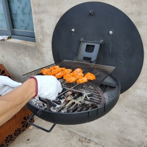 <span class=keywords><strong>Barbecue</strong></span> au charbon de bois domestique pour l'extérieur/BBQ/Brazier / Grill pour cour - Product Image 5