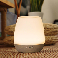 Maison de luxe aromathérapie purificateur d'air caoutchouc bois verre parfum humidificateur avec diffuseur de lumière pour huiles essentielles