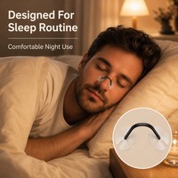 Nouveauté : Dilatateur Nasal Magnétique en Silicone Anti-Ronflement, Aide au Sommeil, Certifié CE, Unisexe, Vente en Gros