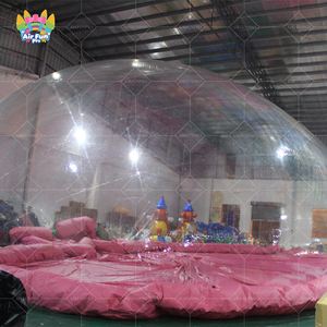 Amusement extérieur Portable PVC Transparent <span class=keywords><strong>Gonflable</strong></span> Boule De Neige Bulle Pelouse Tente <span class=keywords><strong>Ballon</strong></span> Géant Globe Château - Product Image 4
