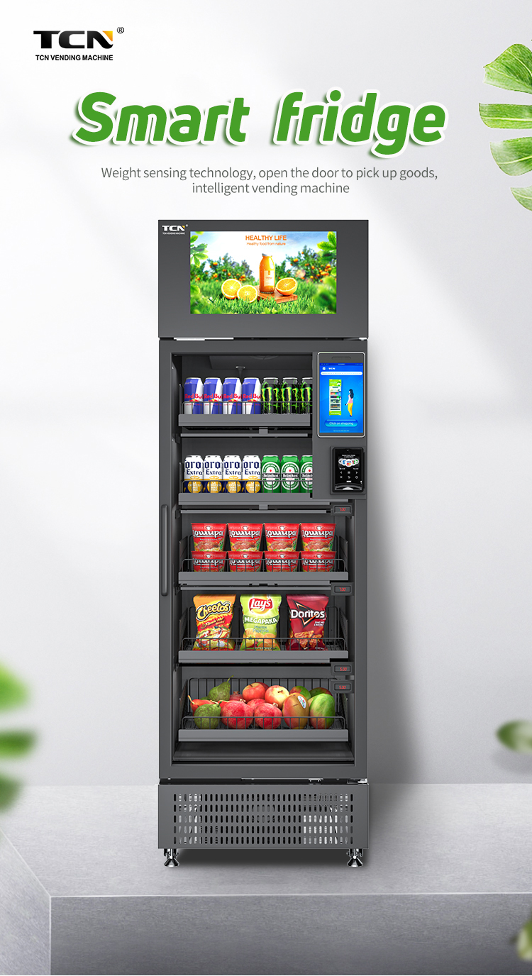 自動販売機　冷蔵 果物と野菜のための冷蔵ロッカー自動販売機ホットセール自動販売