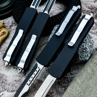 Couteau de chasse tactique Micro MT-UT85, manche en alliage de zinc, couteau de poche pour le camping et la randonnée en plein air, outil EDC, lame en acier D2, EDC