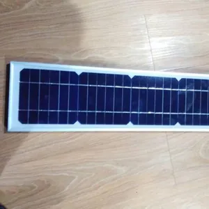 Conversão de alta eficiência, pequeno módulo de bateria fotovoltaica monocristalina portátil, painéis solares de 17w