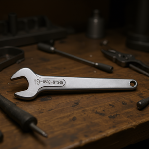 Clé à molette ouverte 9 mm Usag No 245 Outil professionnel - Product Image 3