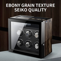 Boîte de rangement multifonctionnelle pour montres à écran tactile M&Q, boîte à remontoir automatique de luxe pour montres, étui de présentation Z7365