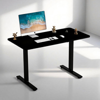 Fabricant de meubles de bureau, bureau d'ordinateur en métal, hauteur réglable pour bureau à domicile, cadre de bureau debout électrique réglable