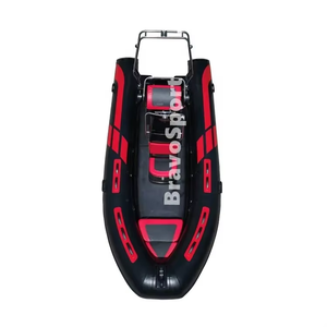 Bateau pneumatique personnalisé RIB 480 Deep V en fibre de verre avec coque en Hypalon/PVC et siège conducteur surélevé, modèle 2026 - Product Image 1