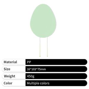 New Arrival Christmas <b>Easter</b> <b>Egg</b> Bow Outdoor Home Green Garden Decor Stakes Stake - Product Image 3