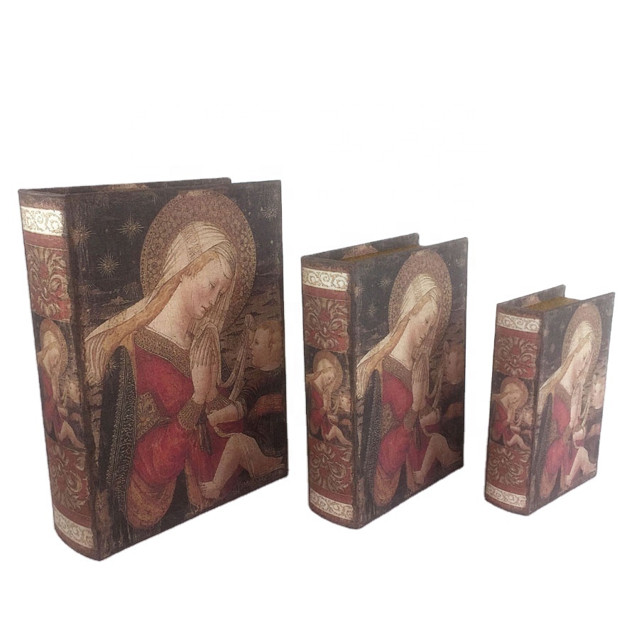 Высокое качество, оптовая продажа, деревянная коробка для подарков, деревянная коробка для хранения в форме книги