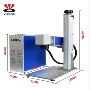 Rex công nghiệp 3D UV đánh dấu Máy làm mát bằng không khí công nghệ sợi 100,000 + Giờ Tuổi thọ ezcad Las phần mềm DXF kim loại hỗ trợ mới - Product Image 4