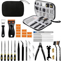Kit d'outils pour imprimante 3D, ensemble d'entretien pour imprimantes FDM/SLA, 43 pièces |   Comprend un kit de nettoyage de buses et des coupe-fils