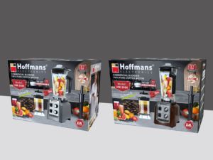 Robot culinaire professionnel Hoffmans HM-2086 4800W avec <span class=keywords><strong>minuteur</strong></span>, bol incassable de 2,2 L, mixeur commercial 2-en-1 avec fonction de broyage à sec et extracteur de jus - Product Image 6