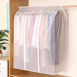 Housse de rangement transparente givrée imperméable pour vêtements, sac de protection anti-poussière pour vêtements - Product Image 3
