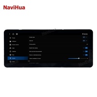 Reproductor de Pantalla Táctil Android para Automóvil de 12.3 Pulgadas, Nuevo Diseño, 1920*720, Navegación GPS, Monitor Universal, Carplay, Estéreo, Audio, Video 1 Din