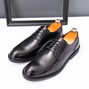 Zapatos Oxford de Cuero de Alta Calidad, Hechos a Mano con Tres Costuras Goodyear, Estilo Casual de Negocios para Hombre, con Grabado Formal - Product Image 2