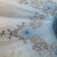 Gaun Tutu Balet Swan Lake Anak Tanpa Lengan dengan Renda Tulle Pancake untuk Anak Perempuan, Bahan Spandex/Polyester untuk Pertunjukan
