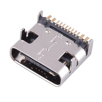 Penjualan Panas Konektor USB Tipe C 16Pin Port USB C Wanita