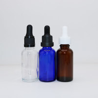Flacon compte-gouttes en verre ambré de 5 ml, 10 ml, 15 ml, 20 ml, 50 ml, 100 ml avec impression de logo, flacon en verre de 30 ml avec pipette pour huile essentielle, bouchon à vis