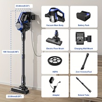 MOOSOO aspirateur et serpillière sans fil XC1 aspirateur sans fil aspirateur rechargeable
