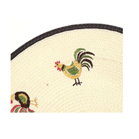 Tapis de table en plastique imperméable, motif tissé brodé style Zen asiatique, bords antidérapants, écologique, tailles personnalisées pour la maison et le bureau – Offre Spéciale