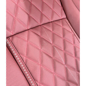 Funda de Asiento de Coche de Cuero Nappa Rojo Personalizada para <span class=keywords><strong>BMW</strong></span> Serie 7 - Product Image 6